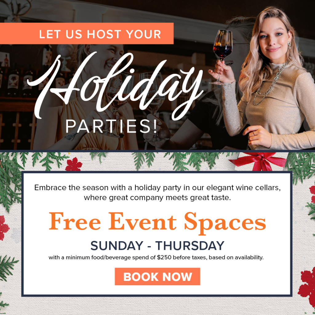 Holiday Parties at Firehouse Wine Cellars - Rapid City Venue Rentals