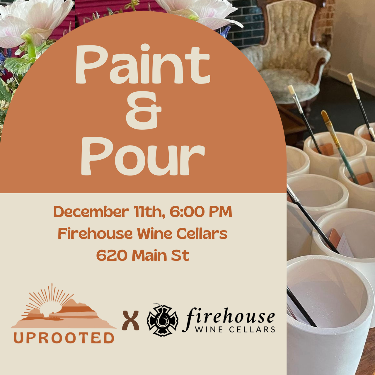 Paint & Pour at Firehouse Wine Cellars